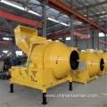 concrete mixer machine with lift